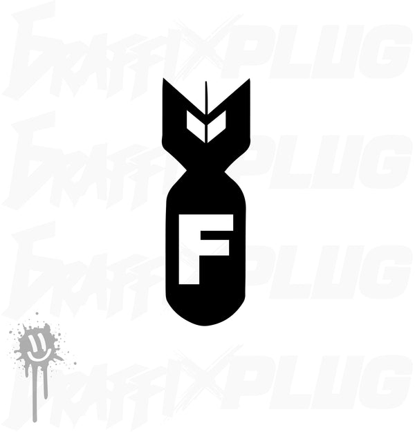 F Bomb Decal