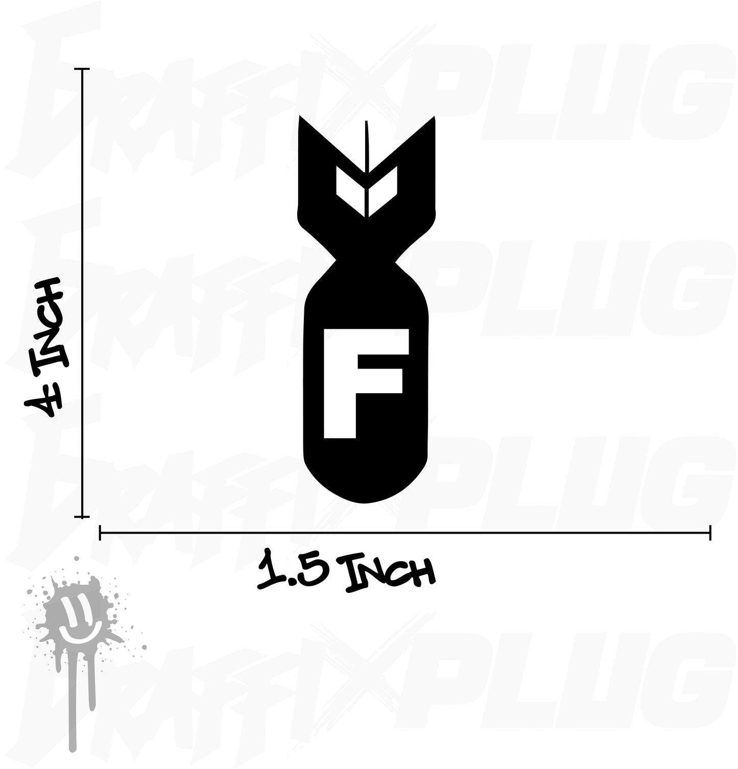 F Bomb Decal