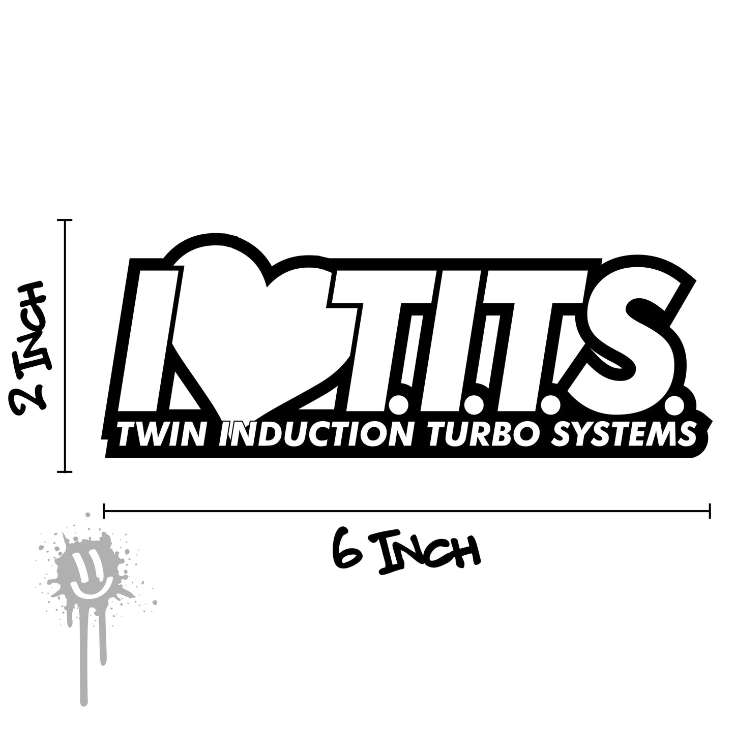 I Heart Twin Turbo Decal